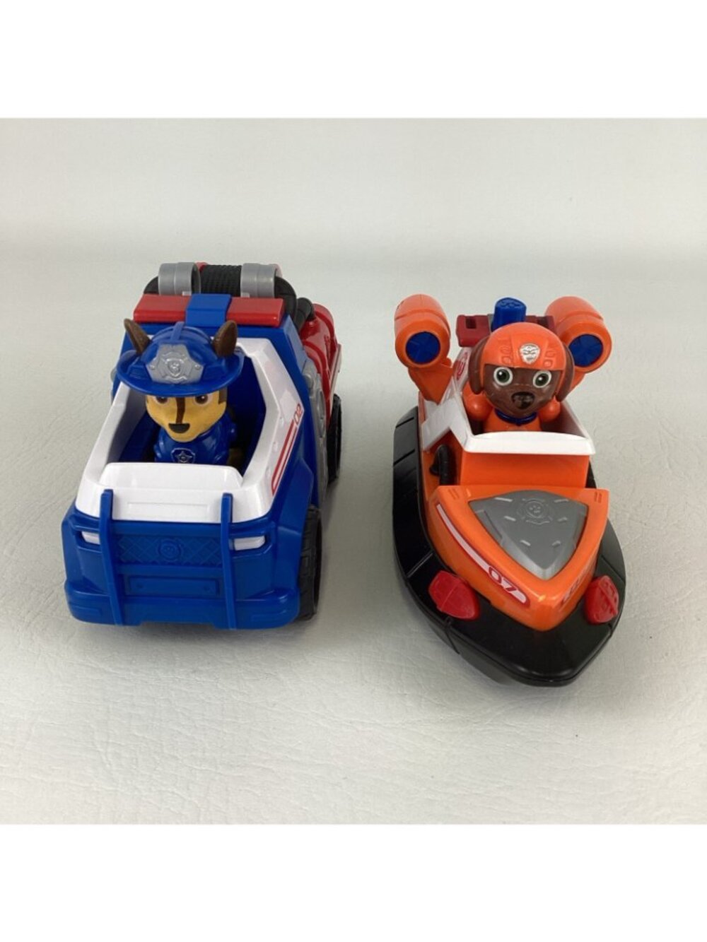 Paw Patrol Fire Rescue Chase Police Cruiser Zuma Boat Vehicles Spin Master - Picture 2 of 8